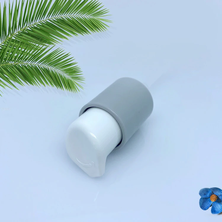 Gray Collar Plastic Lotion Pump for Liquid Soap and Cream 24/410