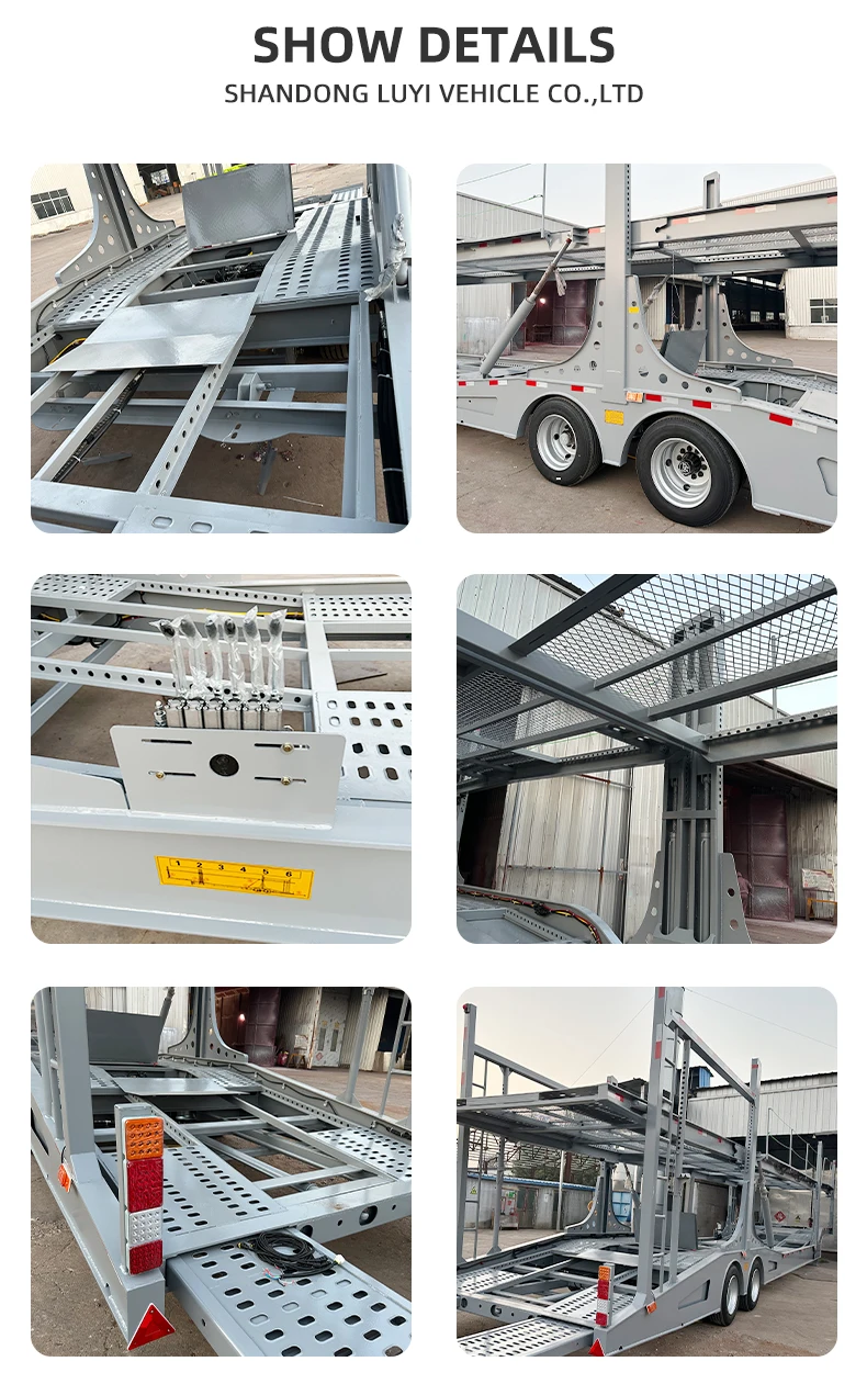 Luyi Car Carrier Truck Trailer/8 Car Carrier Trailers For Sale/car