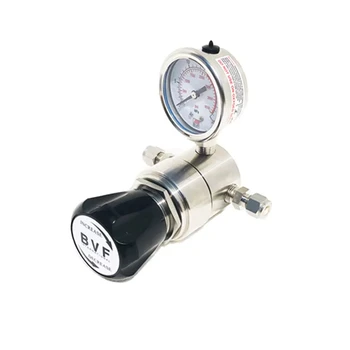 BVF BP1 Precision stainless steel back pressure valve with pressure control from 0 to 500 psi (34.4 bar)