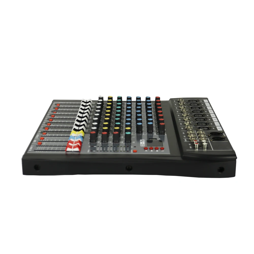 8 Channels Effect Sound Mixer Dj Console Professional Usb Audio Mixer Home Music Karaoke KTV