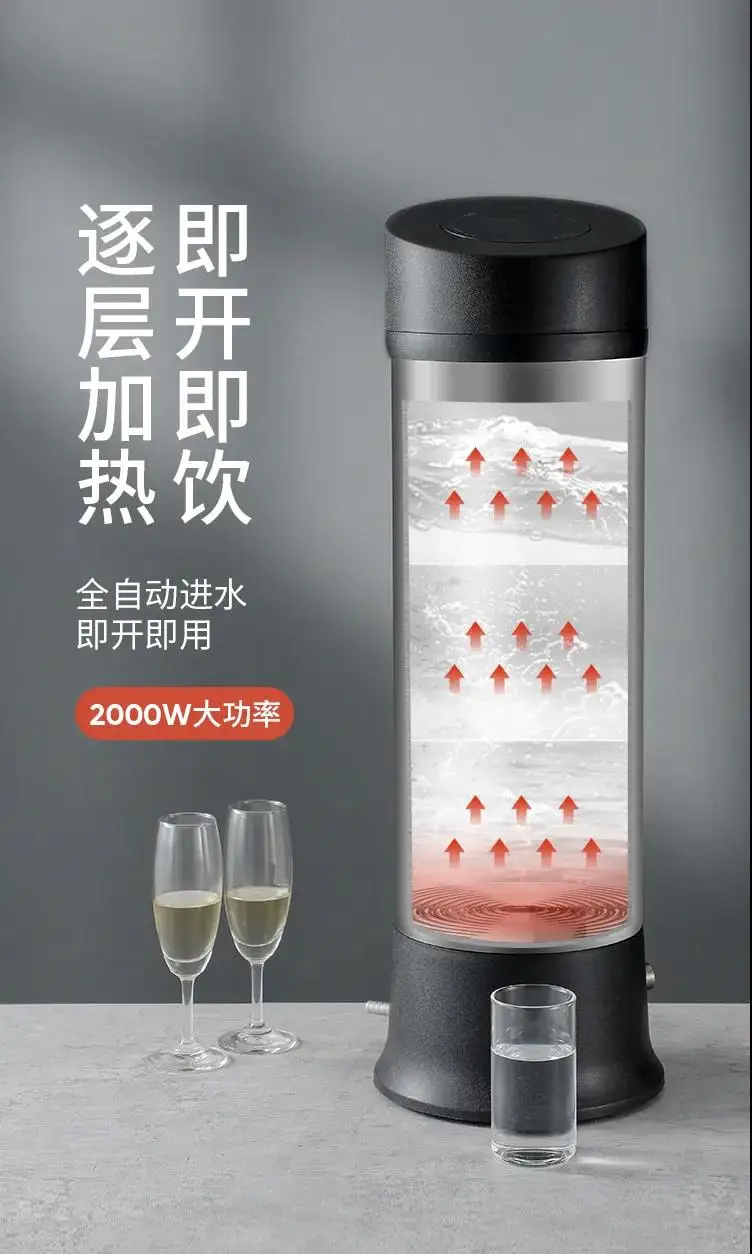 New Design 10L Large Capacity Cylinder Restaurant Water Boiler Kettles Electric Milk Boiler for School Office Hotel