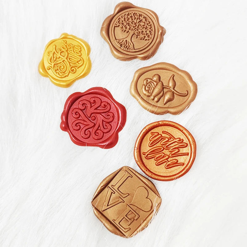 Self-adhesive Wax Seal Stickers With Customized Design Logo - Buy ...