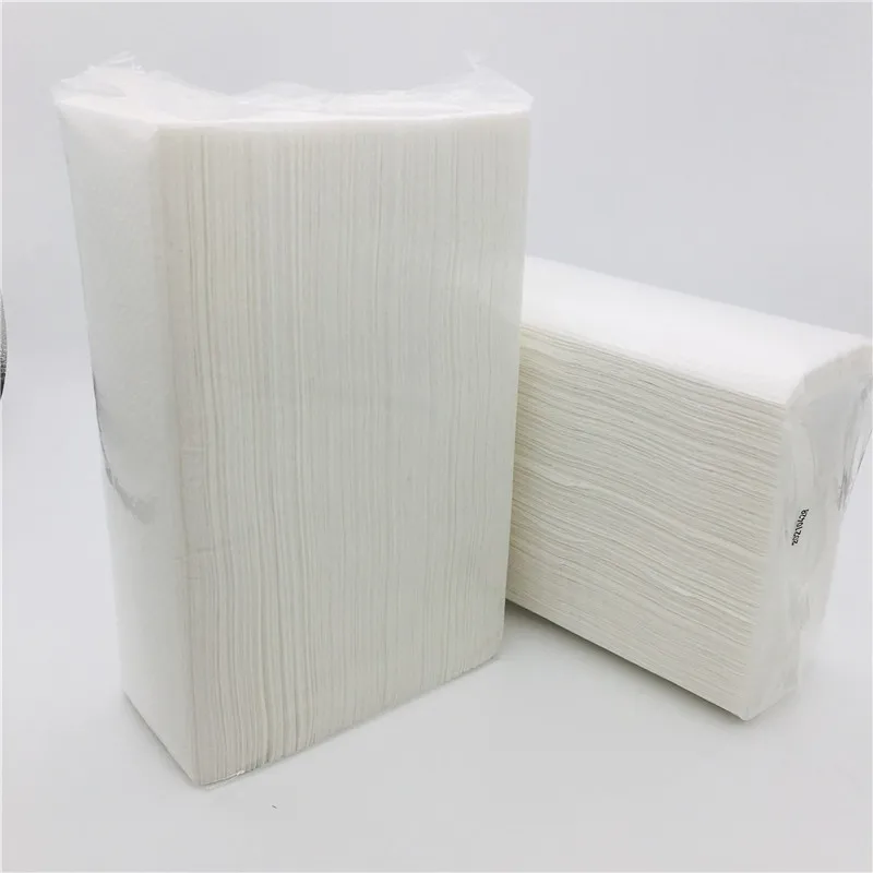 Customizable Disposable 1 Ply White Multifold Paper Tissue Towel Recyclable Coreless Design