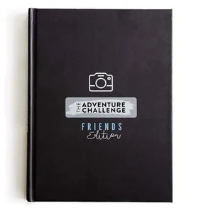 50-Page Adventure Challenge Scratch-Off Book for Adults & Teens Printed in Leather Paper Fabric Cover Materials