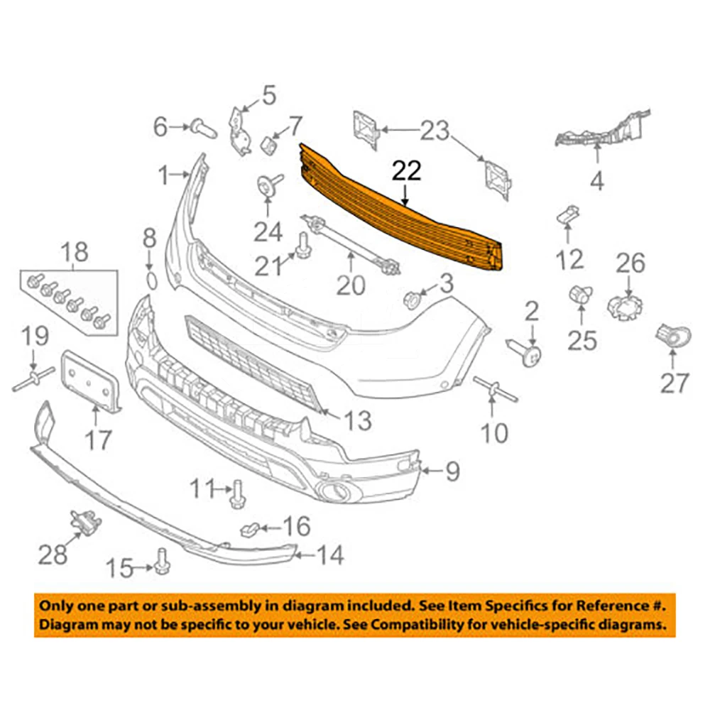 BB5Z17757A BB5317750AD Front Bumper Support Reinforcement for Ford Exp... — 3