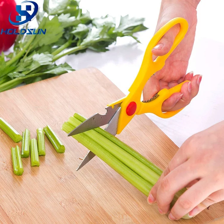 Scolapasta Multifunzione 4-in-1 Con Lame Da Taglio - Acciaio Inox, Base Antiscivolo, Beige - Foto 8