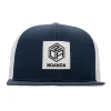 Navy Blue and White