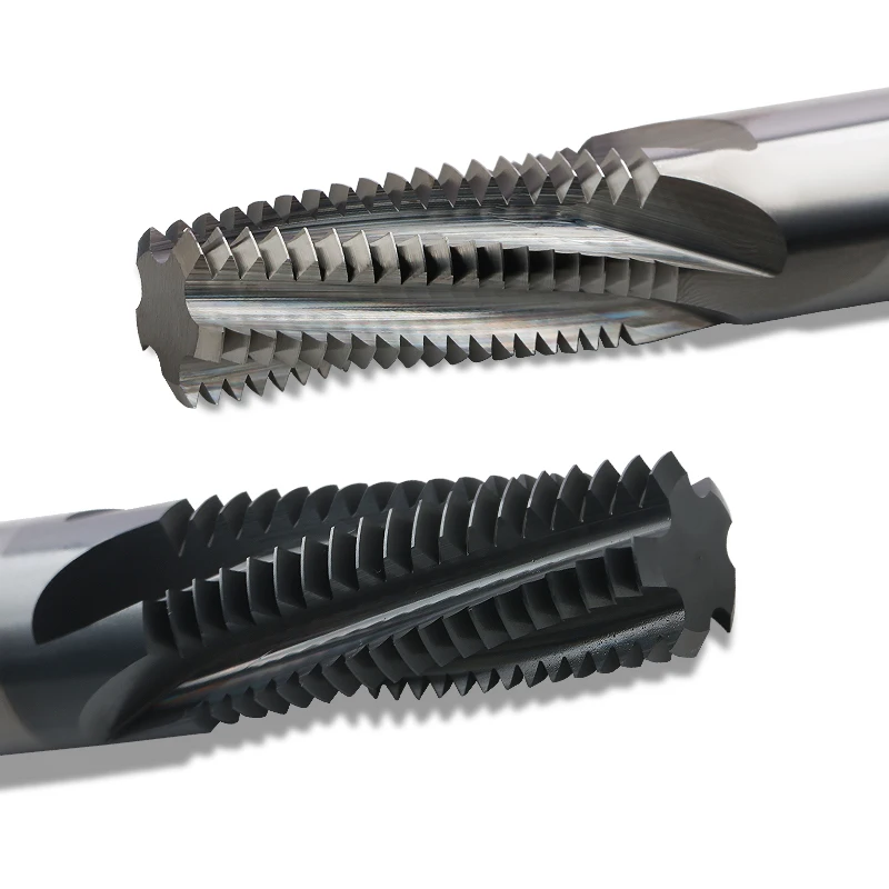 Direct Factory Sale High Precision Solid Carbide CNC Tooln Thread Milling Cutter M6*1 M12*1 End Mill ODM & OEM Supported details