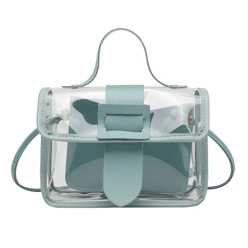 clear mini crossbody bolsa