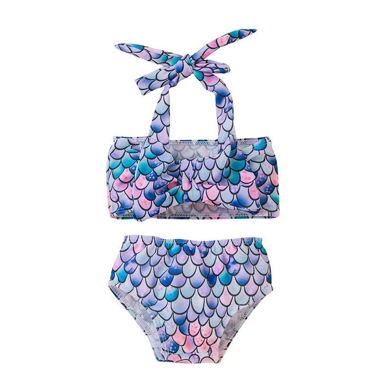 Китайские милые купальники для маленьких детей, бикини, купальник для маленьких девочек