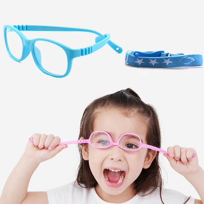 Girls Boys Flexible TPEE Glasses Baby Soft Frame Children Safety Kids  Computer Glasses Gaming Silicone Frame Eyeglasses