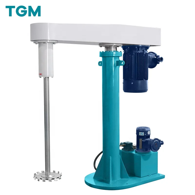 Lift style adjustable speed dispersing paint and coatings high speed dispersion mixer