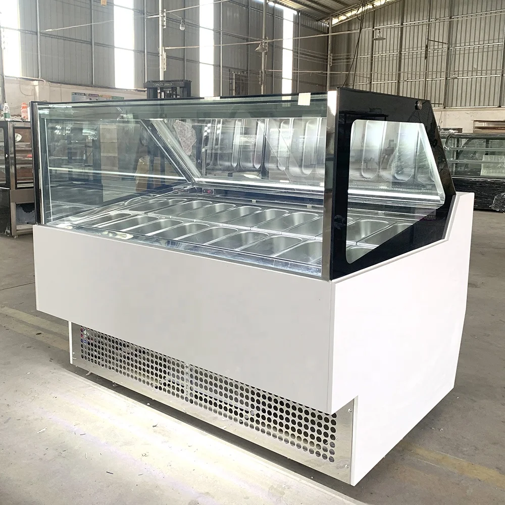 Ce Approved Upright Ice Cream Display Freezer for Sale