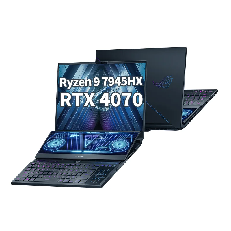 ROG Zephyrus Duo16 Rtx 4070 Gaming Laptop 16inch 2.5K +14Inch Dual Screen Laptop Stock Forex Special Laptop