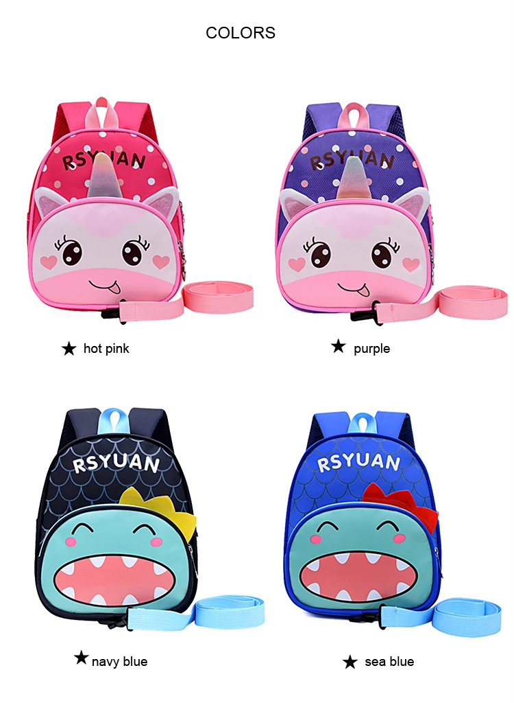 New Design Oxford Children School Bags Kindergarten Cute Kids School