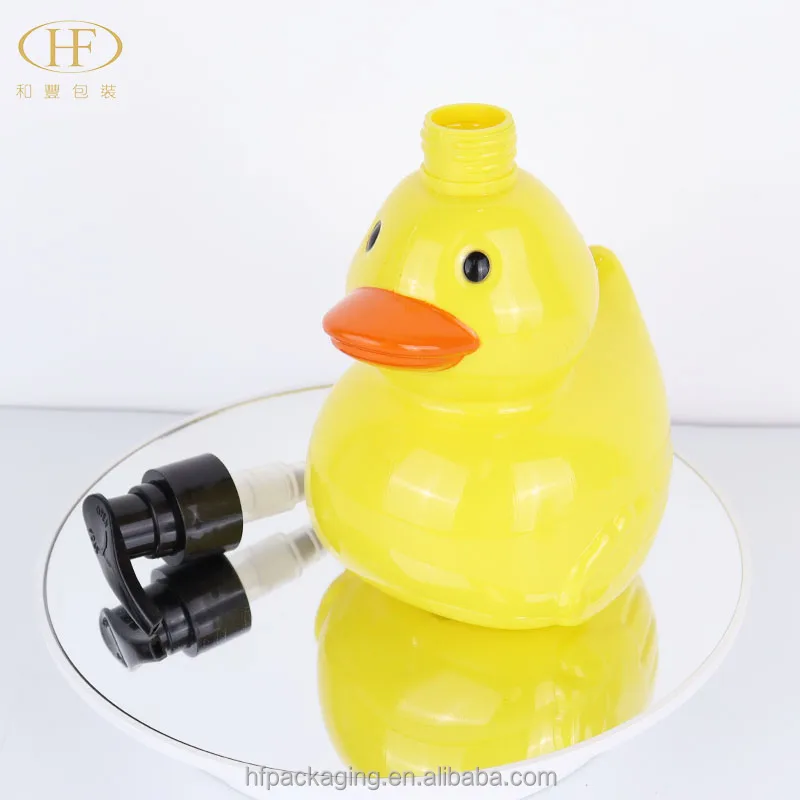 Empty Container 480ml 490ml 500ml Butterfly Duck Shaped Bottle Animal Soap Dispenser Shower Cleaning Lotion Soap Bottle