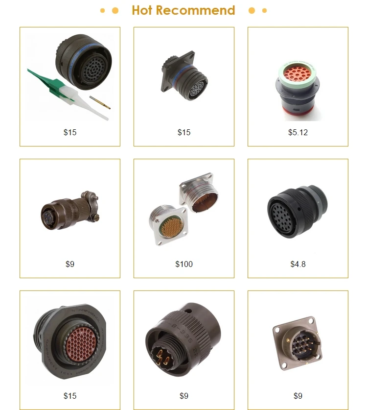 Conn Connector 8d525w37sn Conn Plug Female 37pos Gold Crimp - Buy 8d525w37sn Product ...