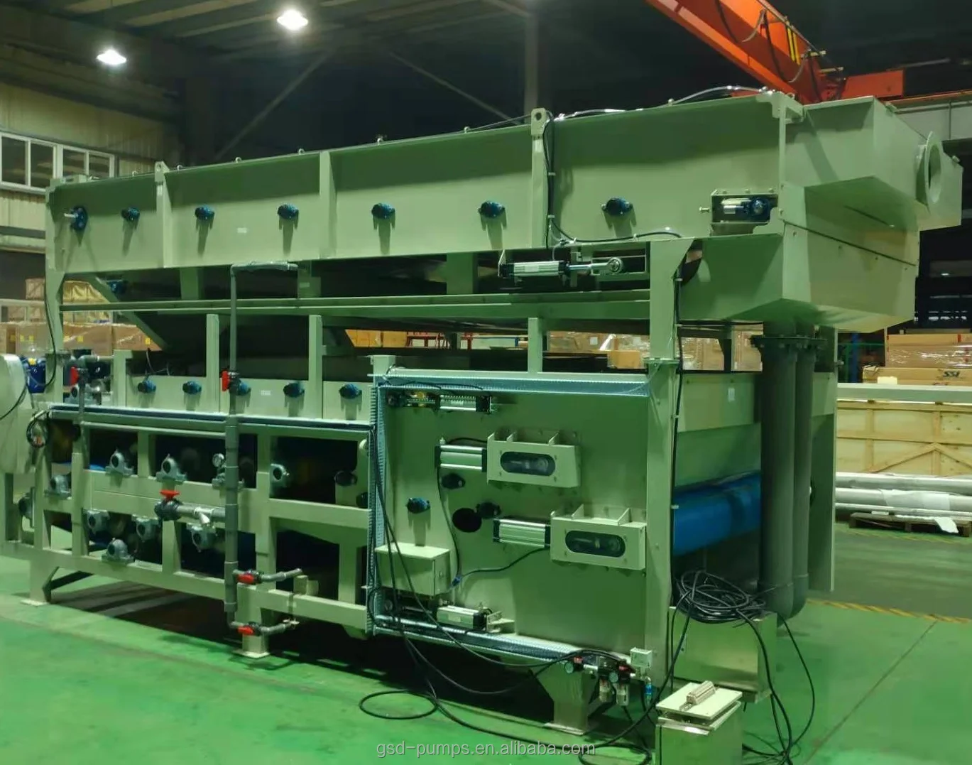 GSD Automatic Sludge Dewatering Machine Belt Filter Press