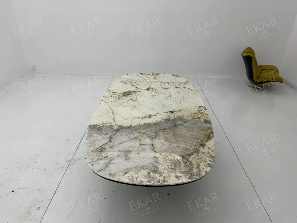 product tapered base dining table with square marble top metal frame embedded iron blocks for stability outdoor farmhouse bathroom use-68