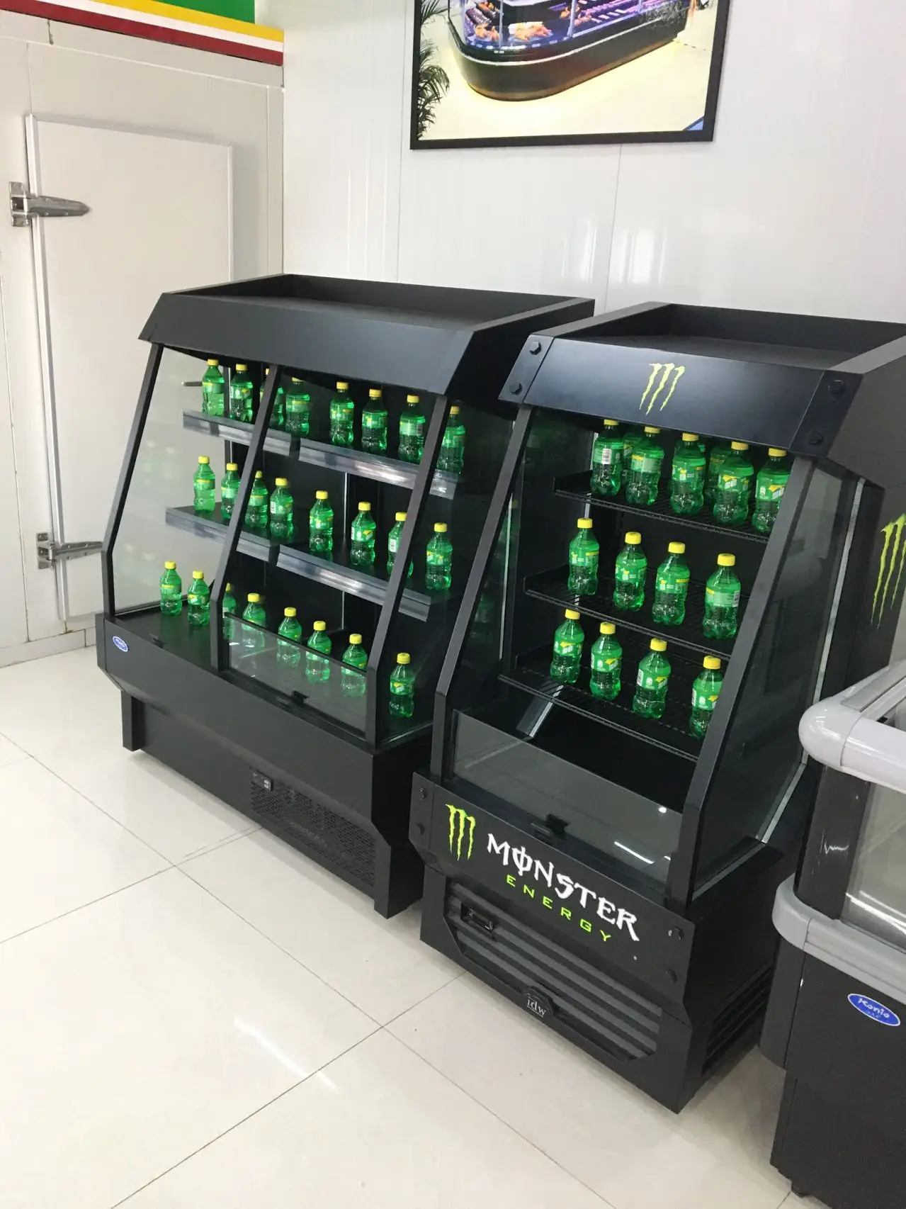 スーパーマーケット用小型冷蔵庫 ペプシコーラ ショーケース冷蔵庫