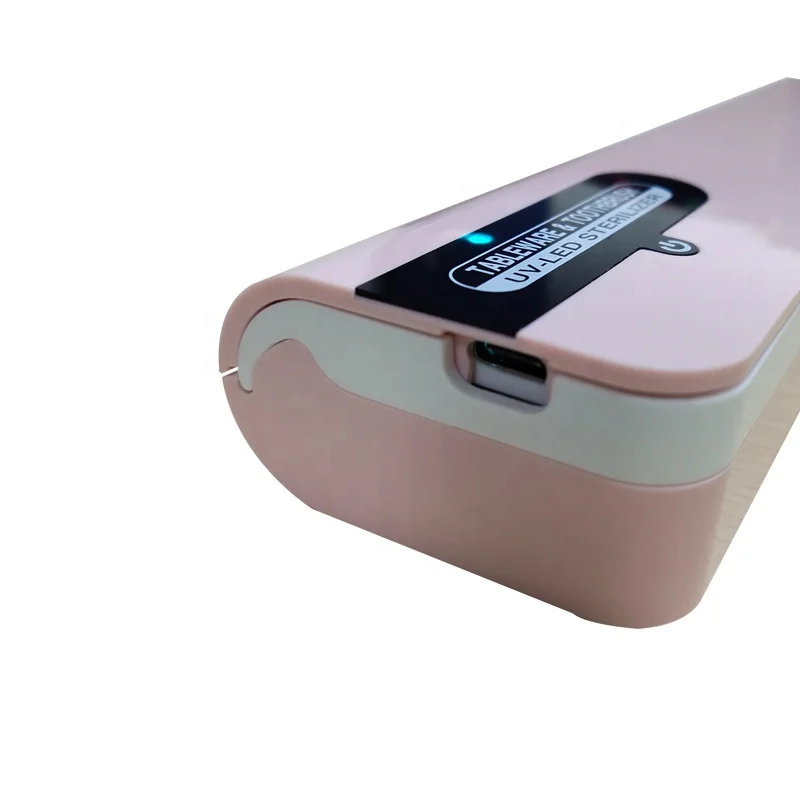 Портативная вилка и ложка UVC со светодиодной подсветкой для личной гигиены, набор палочек для еды, столовые приборы, зубная щетка, очиститель, общественная посуда, УФ стерилизатор