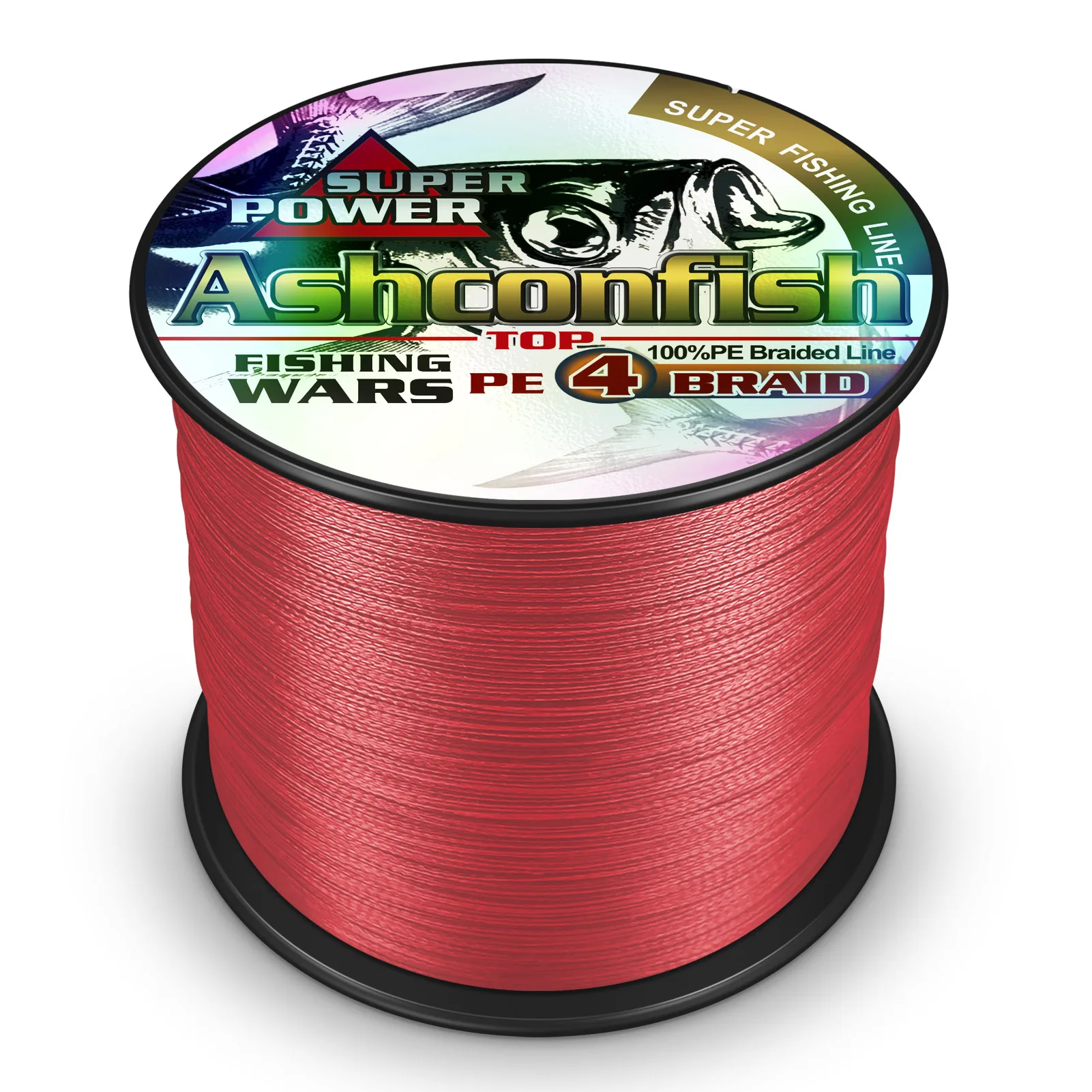 ashconfish braided fishing line Hollow Core - 16 Strands for Saltwater an USA brand Braided Fishing Line - 8