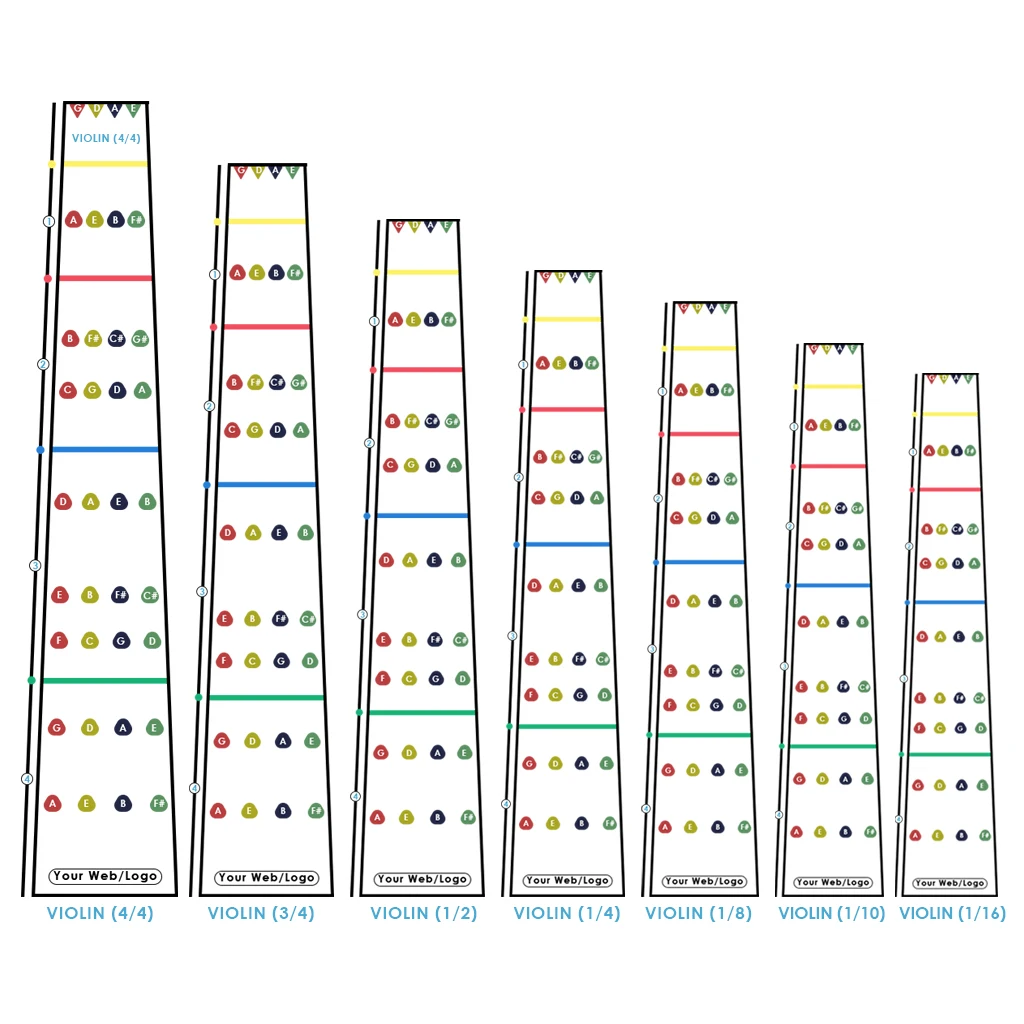 Carta Da Parati Violino Adesivo Murale Set 18X Chiave Di Violino - Foto 2