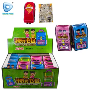 Hot Selling Funny Kids Satchel Blind Box Toys With Fruit Jelly Candy