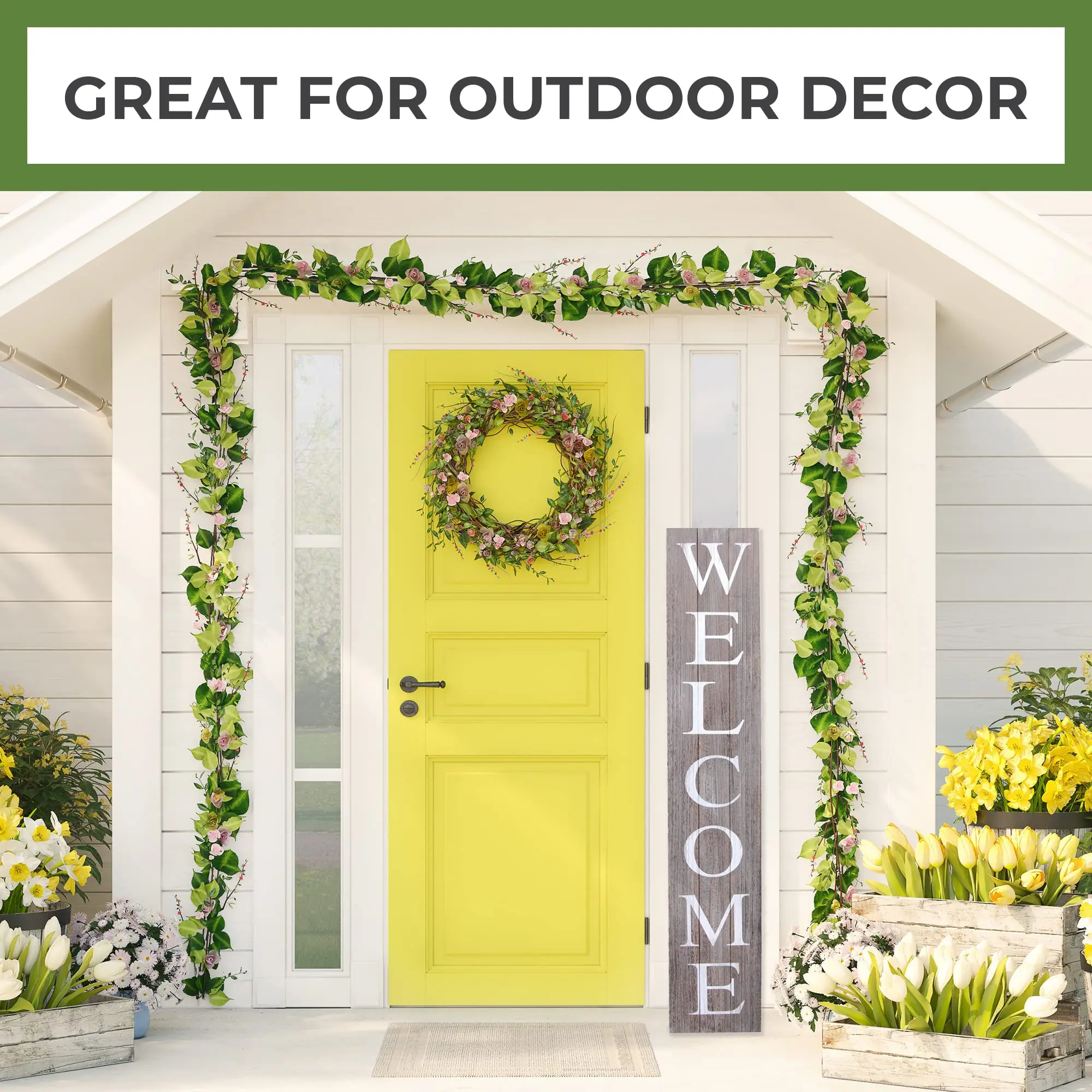 Cartello Decorativo Autunnale In Legno - Scritta Thanks Fall Per Porta O Parete