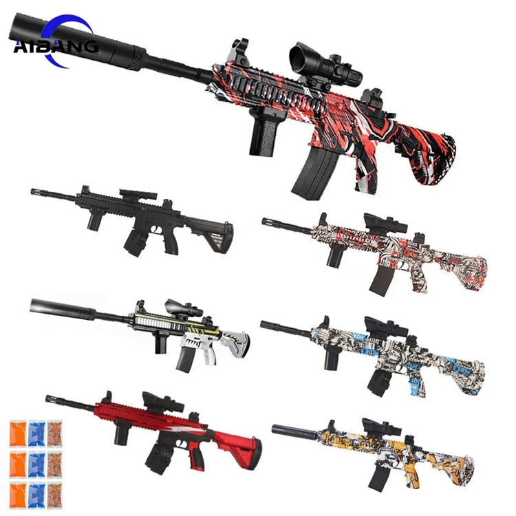 M416 Ak47 M4 M4a1 Electric Gel Blaster Ball Toy Guns Outdoor Game Gel ...