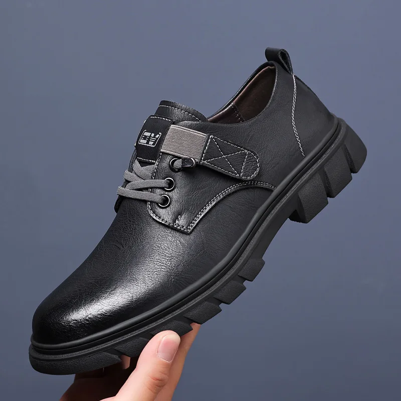 Wholesale Men Shoes Sneakers Breathable New Loafers Shoes Casual Sneakers PU Leather Handmade Men Shoes Sneakers