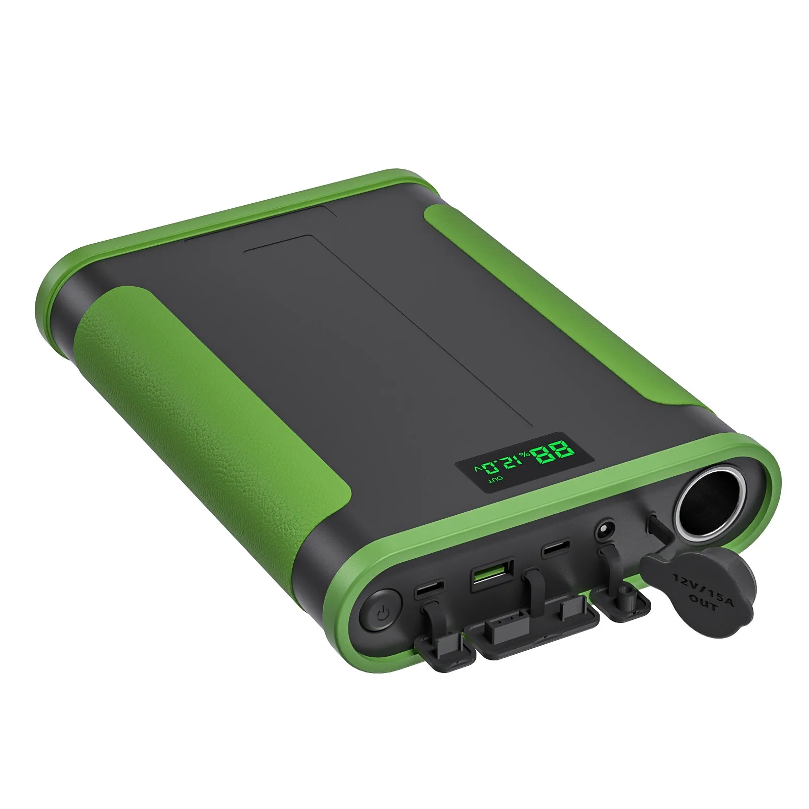 12v power bank with cigarette lighter socket 2025 New Products 12v Solar Power Bank with Cigar Lighter Socket 120W  Output 48000mAh 153Wh Laptop Power Bank for Car Fridge