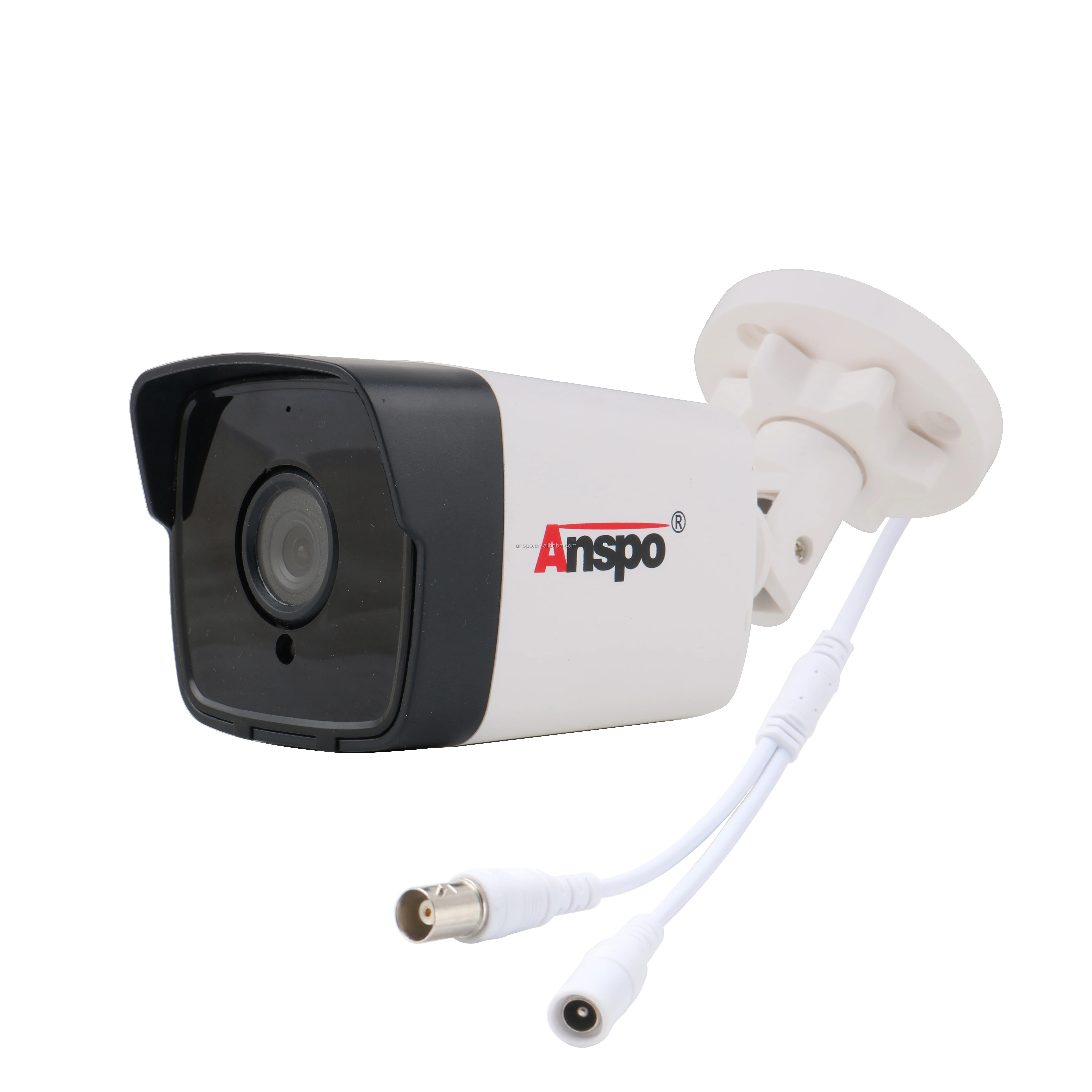 Anspo 2MP AHD Analog CCTV Security Bullet Camera IP66 Outdoor Waterproof AHD CVI TIV 1080P 5MP BNC Camera System