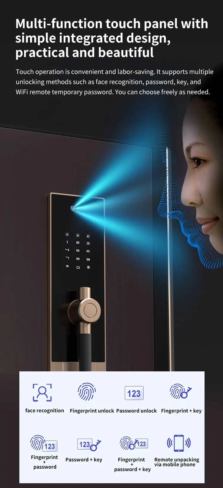 CEQSAFE Metal Electronic Digital Lock Fingerprint WiFi Safe Box Smart Home Office Security Safe Box for Money factory