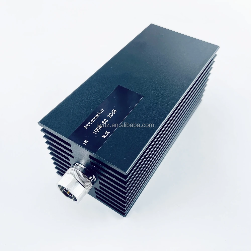 100W DC-6GHz N connector optional coaxial attenuator 1db.2db.3db.5db.6db.10db.20db.30db.40db.50db