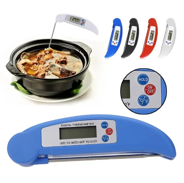 Household Folding Probe Instant Digital Cooking Grill Candy Bbq Meat Food Thermometer