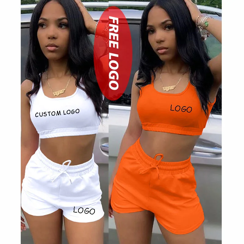 Free Shipping New Arrivals Biker Short Set Women's Summer Sets Matching  Solid Joggers Womens Vest 2 Piece Outfits - Buy Women Basic Two Piece Short  Sets,Summer Two Piece Shorts Outfits For Women,Two