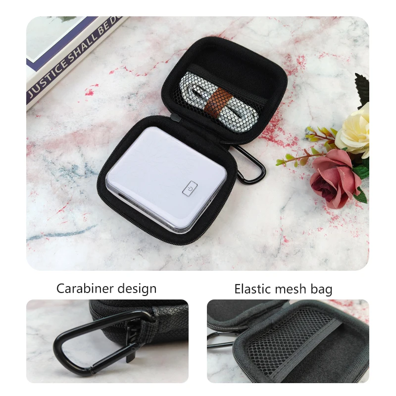 Wholesale Custom Logo Portable Earphones Wireless Case Waterproof Travel Carrying EVA Earphone Case factory