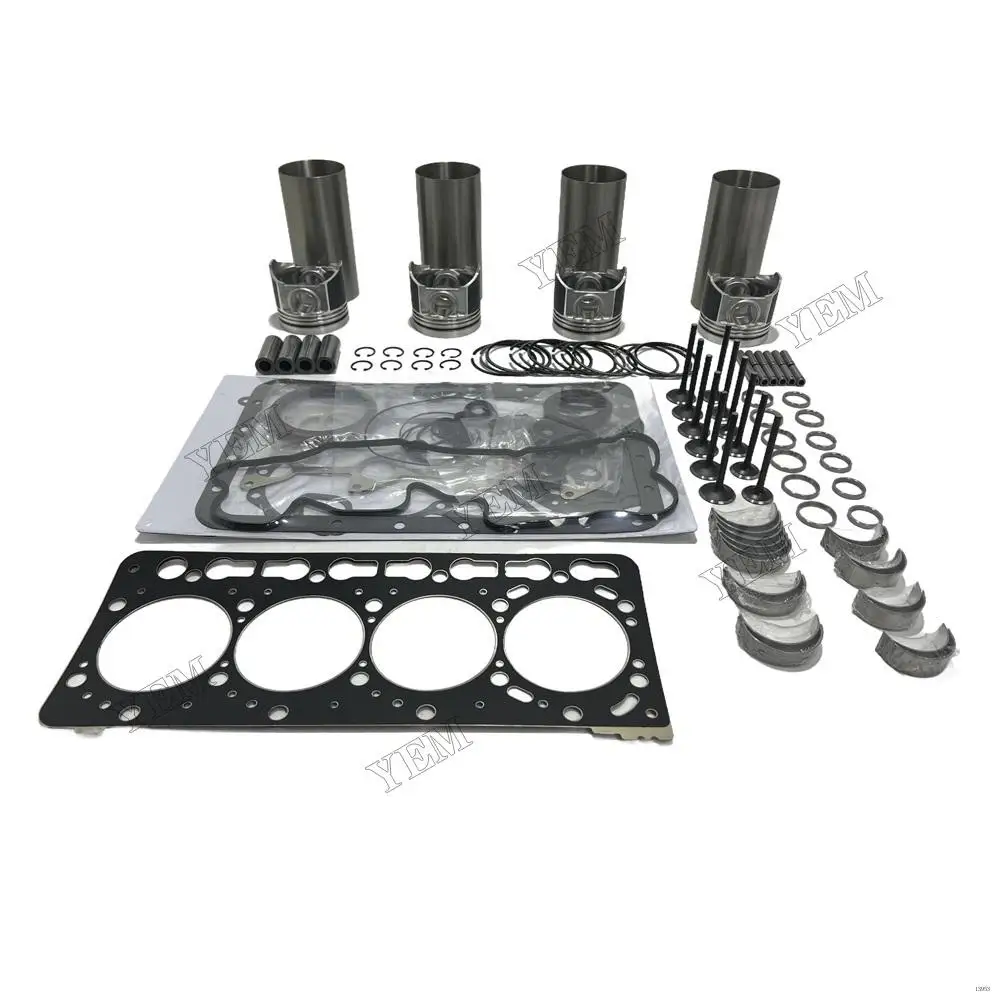 Overhaul Rebuild Kit for Kubota V3600 V3600-T V3600-E3B V3600-T-E3CB Engine Lincoln Electric Air Vantage 500 SAE500