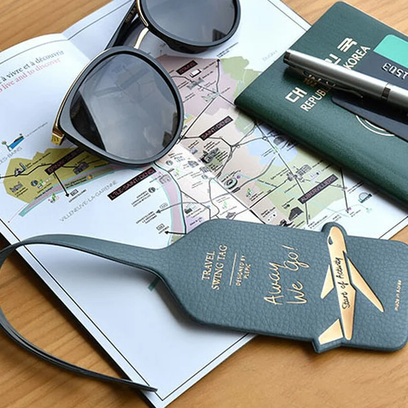 Buy Wholesale China Genuine Leather Cute Kid Luggage Tag Name Address Id  Label Travel Luggage Name Tags & Luggage Tag at USD 0.15