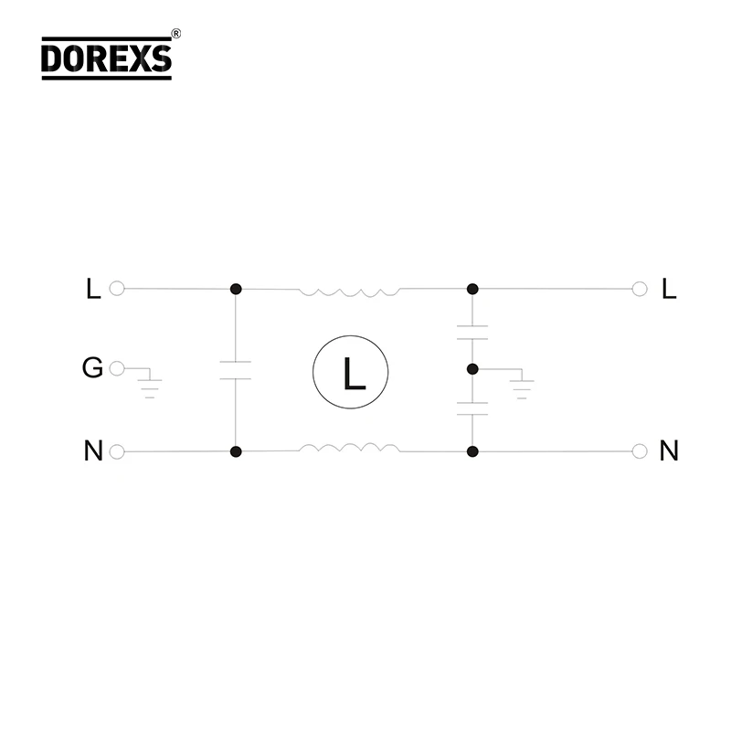 DOREXS DAP1 Series PCB EMI EMC Filter 1A 3A 10A Low Pass Noise Suppression 40mH AC Board UL CE RoHS