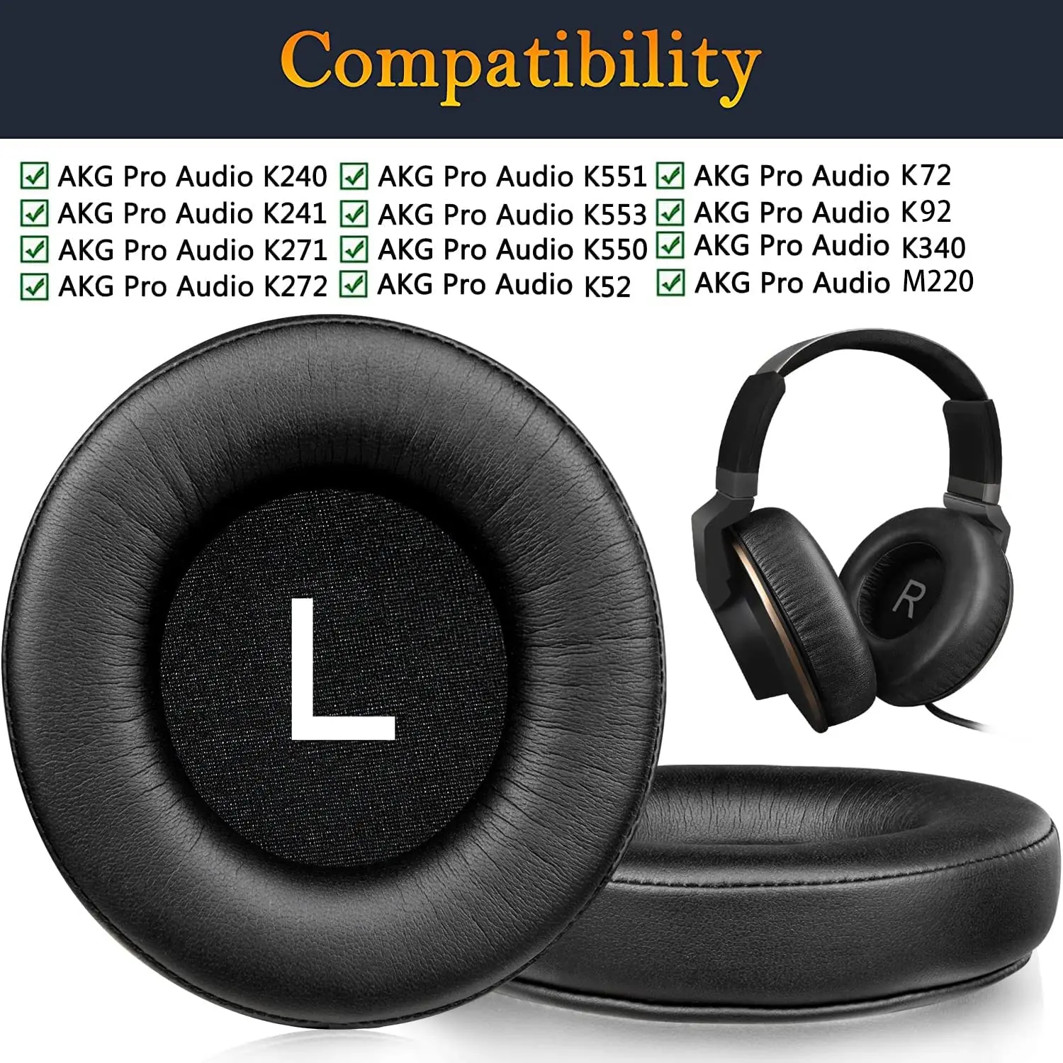 AKG Ear Pads Comfort and Sound Quality Redefined