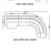 Arc multi-person 446*236*70