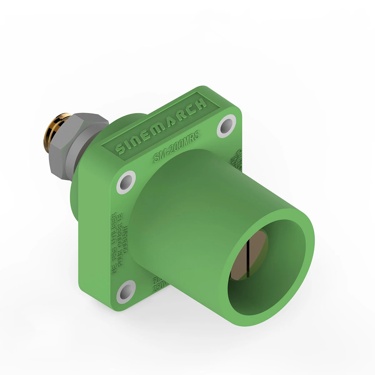 200A Male Power Panel Mount Camlock Connector Socket