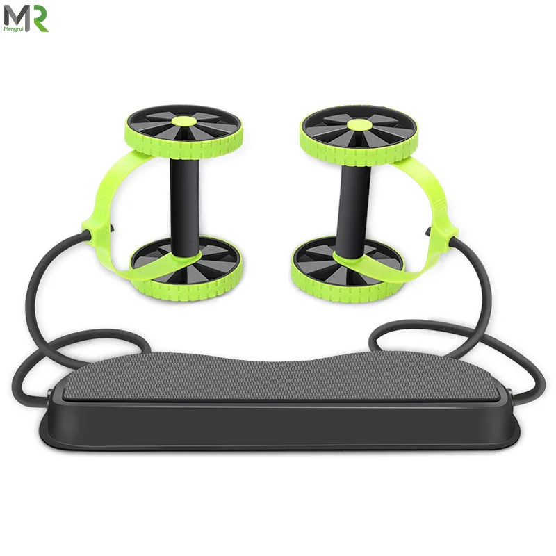L0105 Multi Functional Indoor Training Sport Fitness Equipment Abdominal Wheel with Yoga Resistance Pull Rope