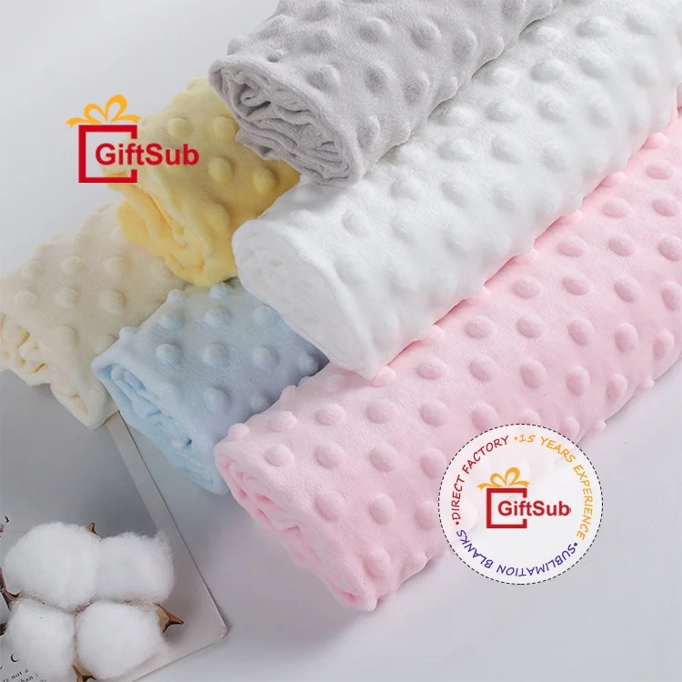 30''x40'' Sublimation Polyester Fleece Blanket Cozy Soft Newborns