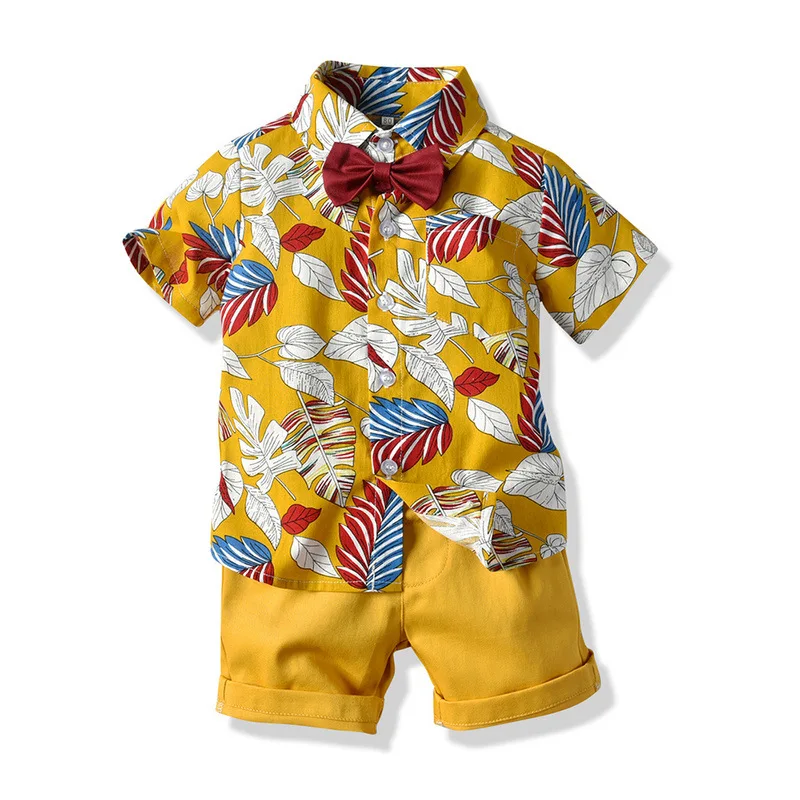 Ensemble Vêtements Bébé Happy Cherry - T-shirt + Short - Coton Doux - Tailles 80 à 120 (6 Mois à 4 Ans)