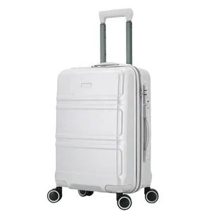 Wholesale Large Capacity Frame Travel Suitcase Pure Environmental Simple and Fashionable with Wheels for Classic Trip Use