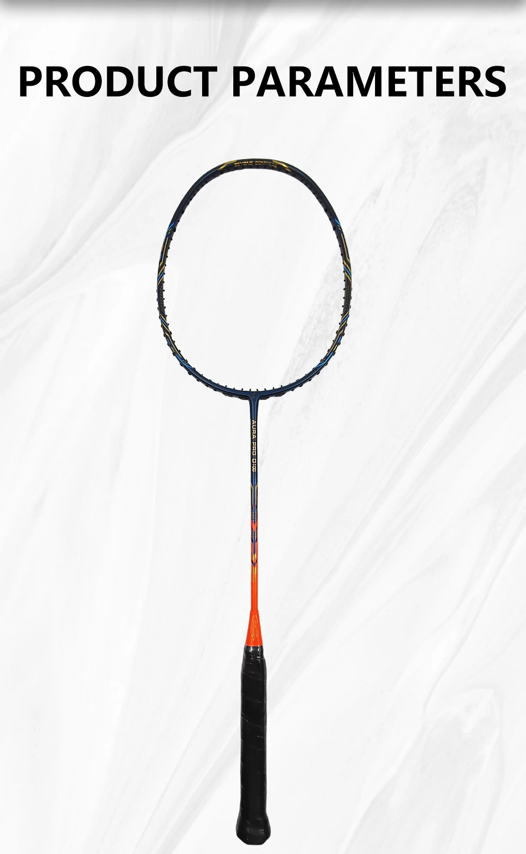 Dmantis Brand OEM Carbon Fiber Badminton Rackets High Performance Badminton Bat for Players details