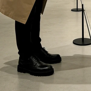 Business Men's Formal Occasion Cow Leather Shoes Soft Breathable Waterproof Adjustable Laced Shoes Parties Weddings Casual Shoes